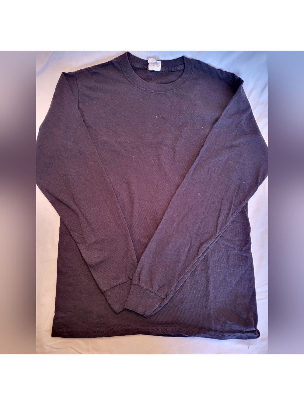 Hanes NWOT Classic Black Long Sleeve Shirt